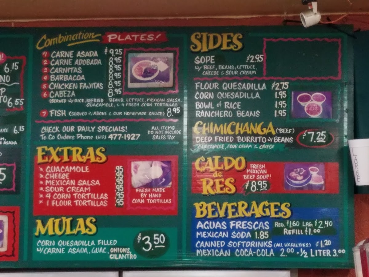 Mi Tierra Super Taco Menu - Image 5